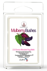 Mulberry Bush Scented 2.5 Ounce Wax Cubes for Tealight or UL-Listed Electric Warmer by Cleansing Grace