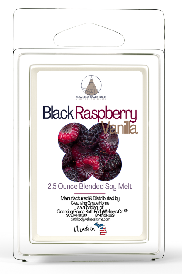 Black Raspberry Vanilla Scented Wax Melt Cubes | Reduced | Clearance