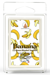 Banana Scented 2.5 Oz Wax Cubes for Tealight or UL-Listed Electric Warmer by Cleansing Grace | Taffy Aroma