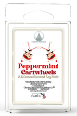 Peppermint Cartwheels Scented 2.5 Ounce Wax Cubes for Tealight or UL-Listed Electric Warmer by Cleansing Grace