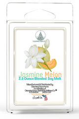 Jasmine Melon Scented 2.5 Ounce Wax Cubes for Tealight or UL-Listed Electric Warmer by Cleansing Grace