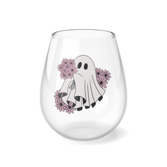 Customizable Decorative Stemless Wine Glass | Booquet