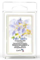 Palo Santo Masculine Scented 2.5 Ounce Wax Cubes for Tealight or UL-Listed Electric Warmer by Cleansing Grace