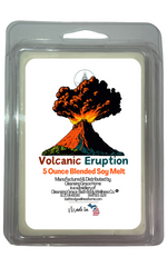 Volcanic Eruption Scented 5 Ounce Double Pack Wax Cubes for Tealight or UL-Listed Electric Warmer by Cleansing Grace