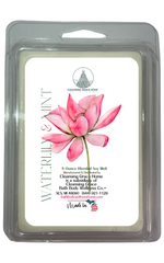 Waterlily Mint Scented 5 Ounce Double Pack Wax Cubes for Tealight or UL-Listed Electric Warmer by Cleansing Grace