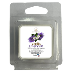 Vanilla Lavender Scented Half Ounce Wax Melt Sample for Warmers by Cleansing Grace