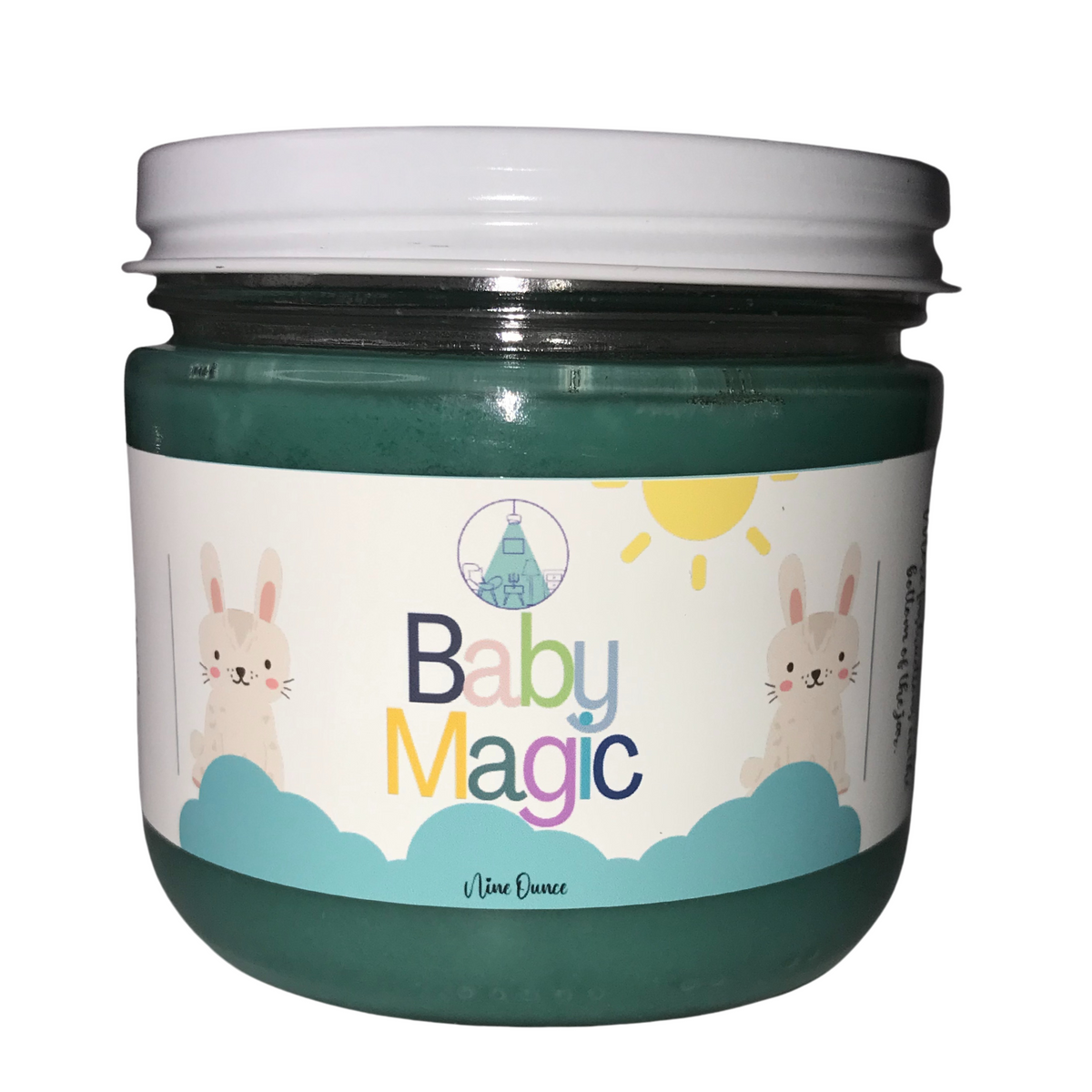 Baby Powder Scented Cotton Wick Candle by Cleansing Grace Home