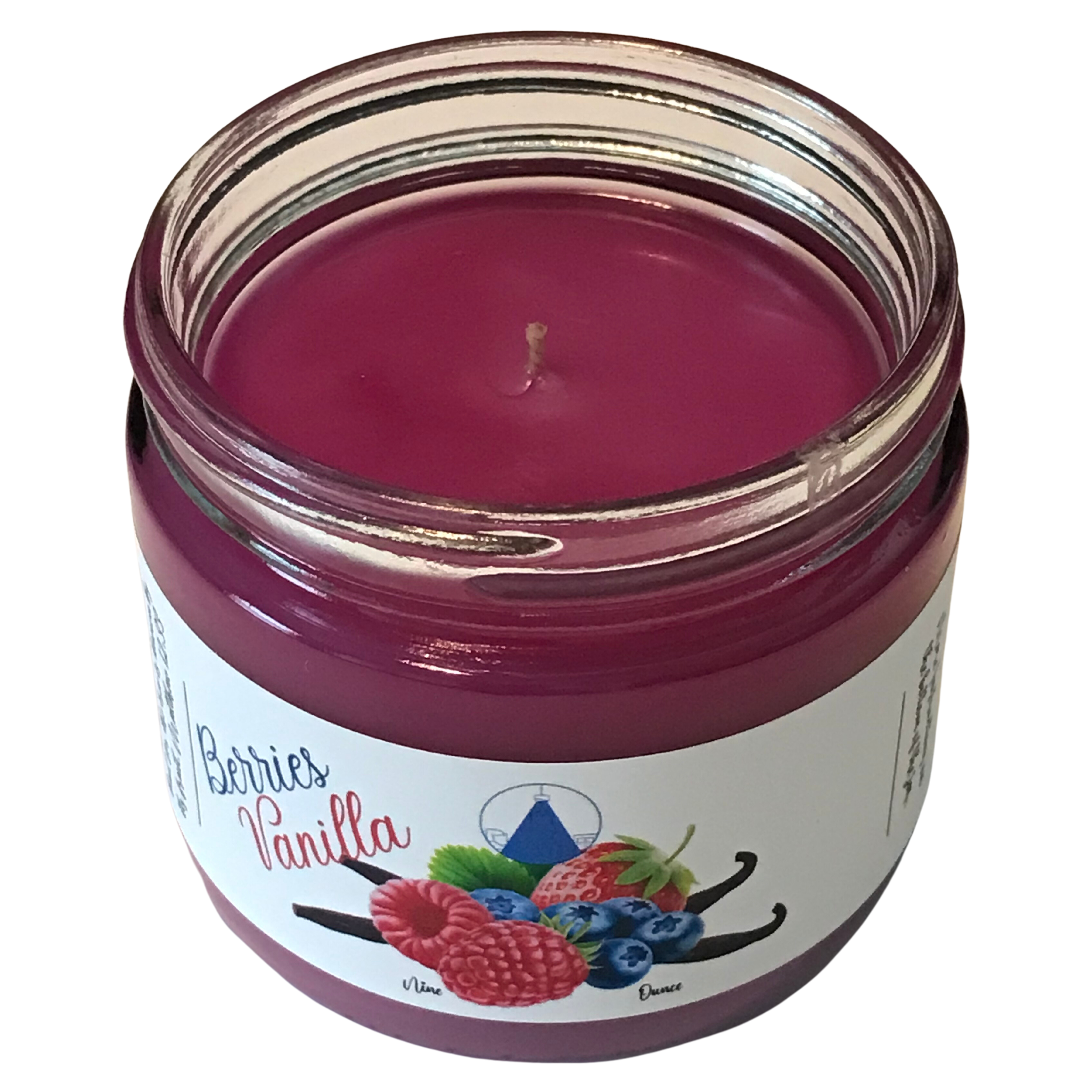 Berries Vanilla Scented Cotton Wick Candle by Cleansing Grace Home