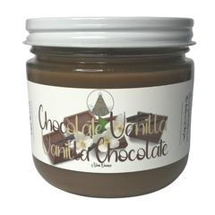 Vanilla Chocolate Scented Cotton Wick Candle by Cleansing Grace