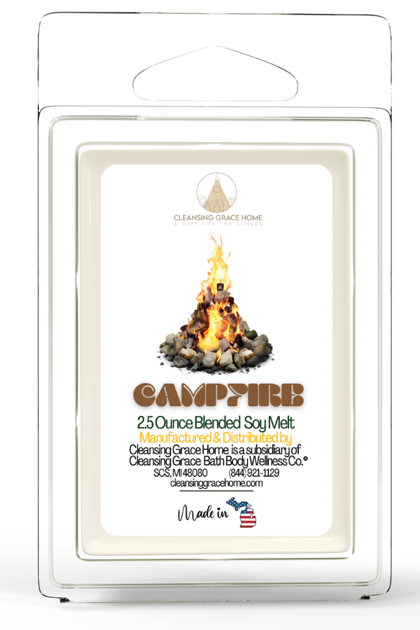 Campfire Scented 2.5 Oz Wax Melt for Tealight or UL-Listed Warmer