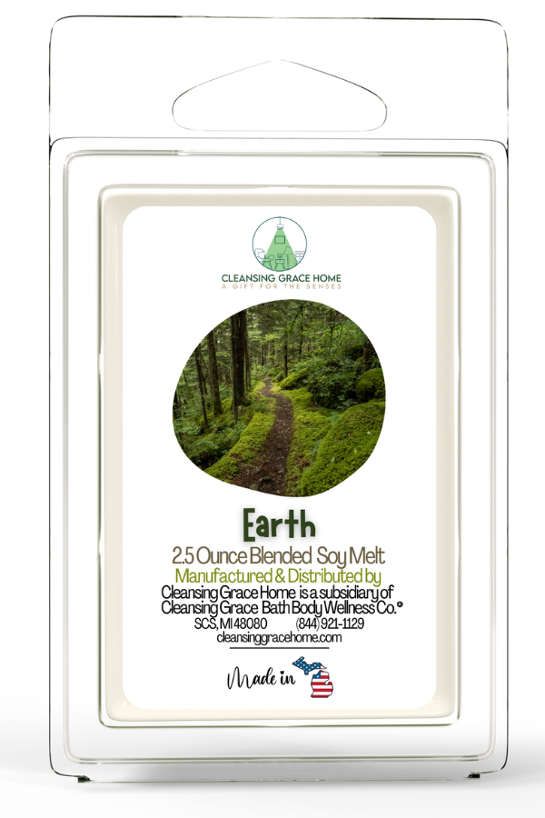 Earth Scented 2.5 Oz Wax Melt for Tealight or UL-Listed Warmer (Dirt)