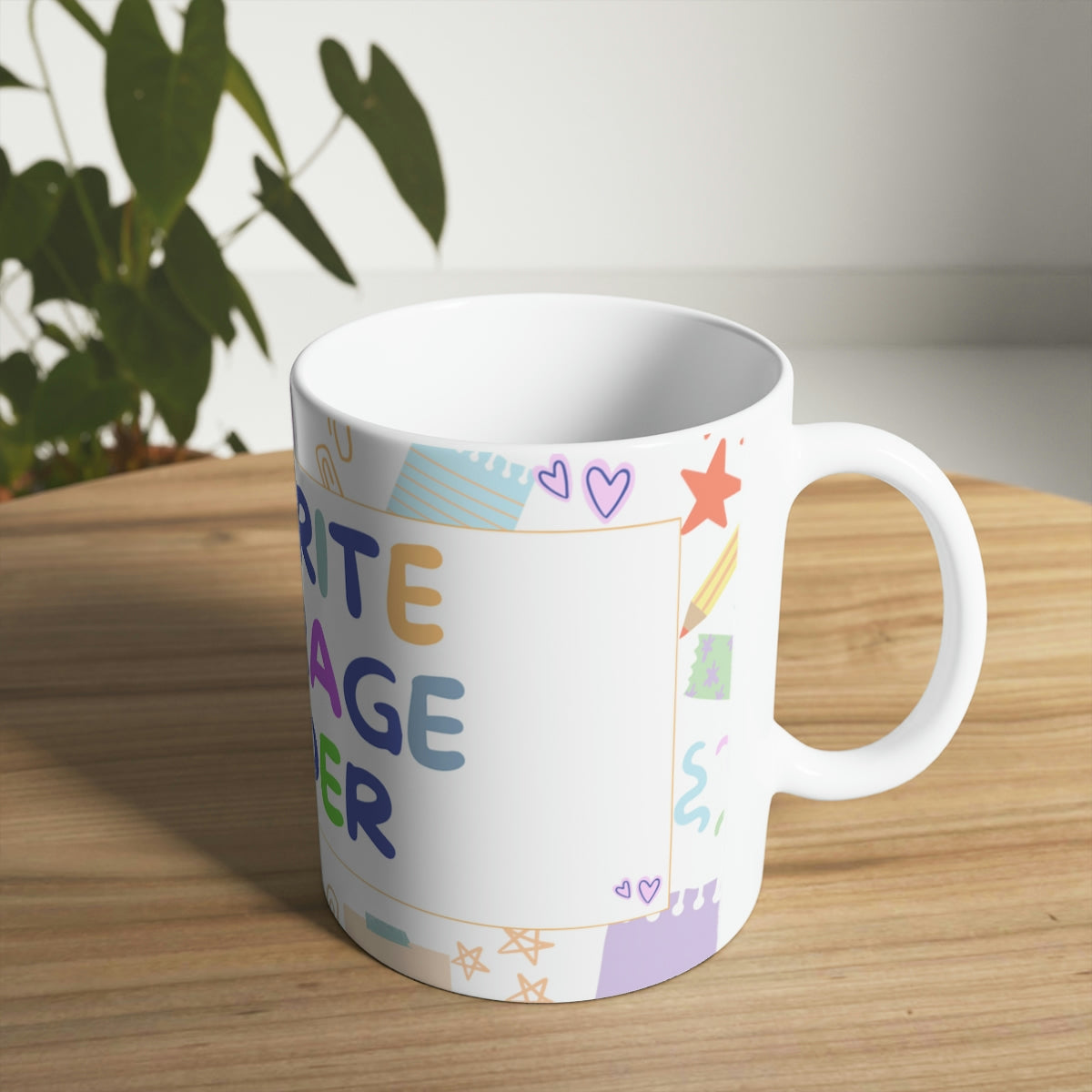 My Favorite Beverage Holder Multi Purpose 15 Ounce Mug