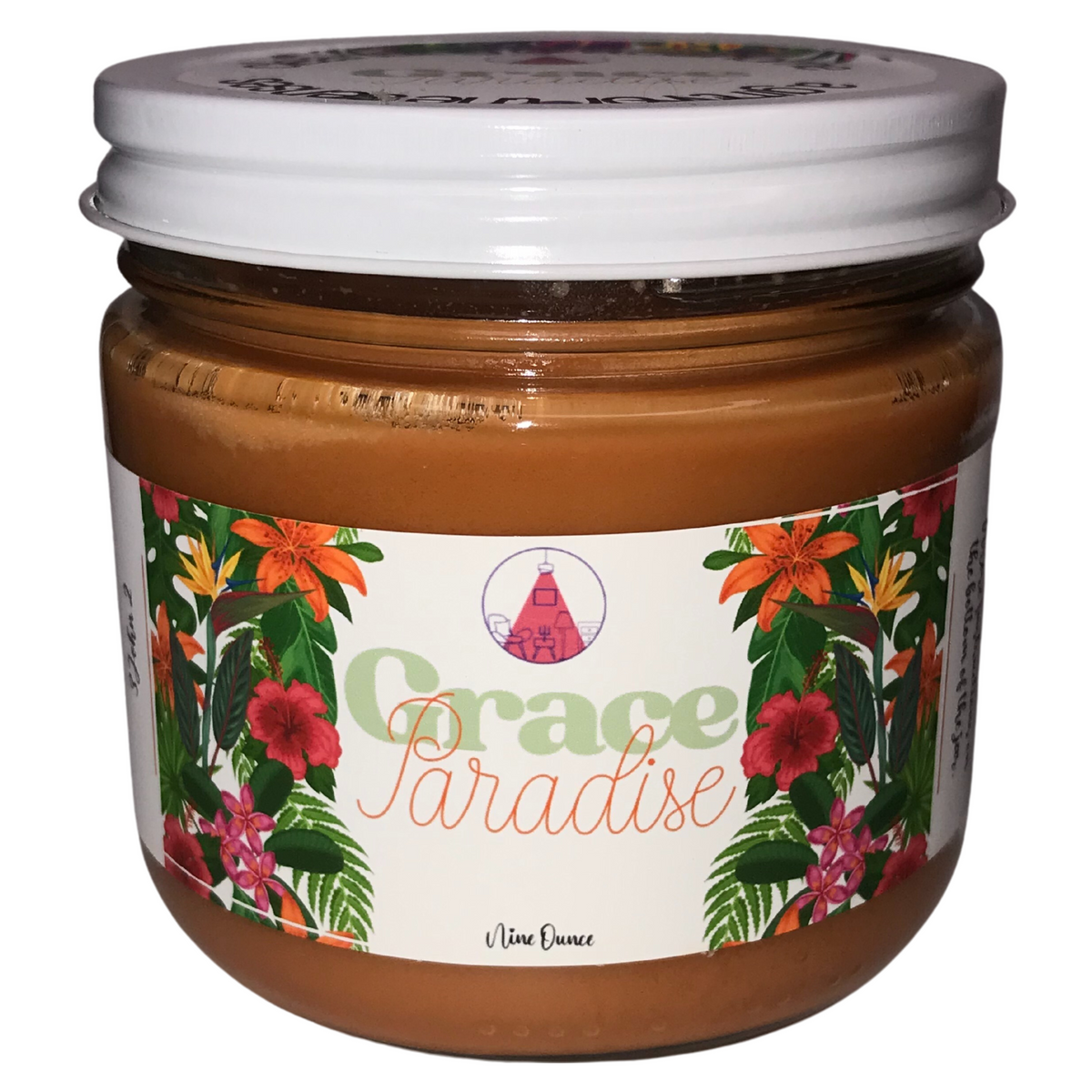 Grace Paradise Scented Cotton Wick Candle by Cleansing Grace Home