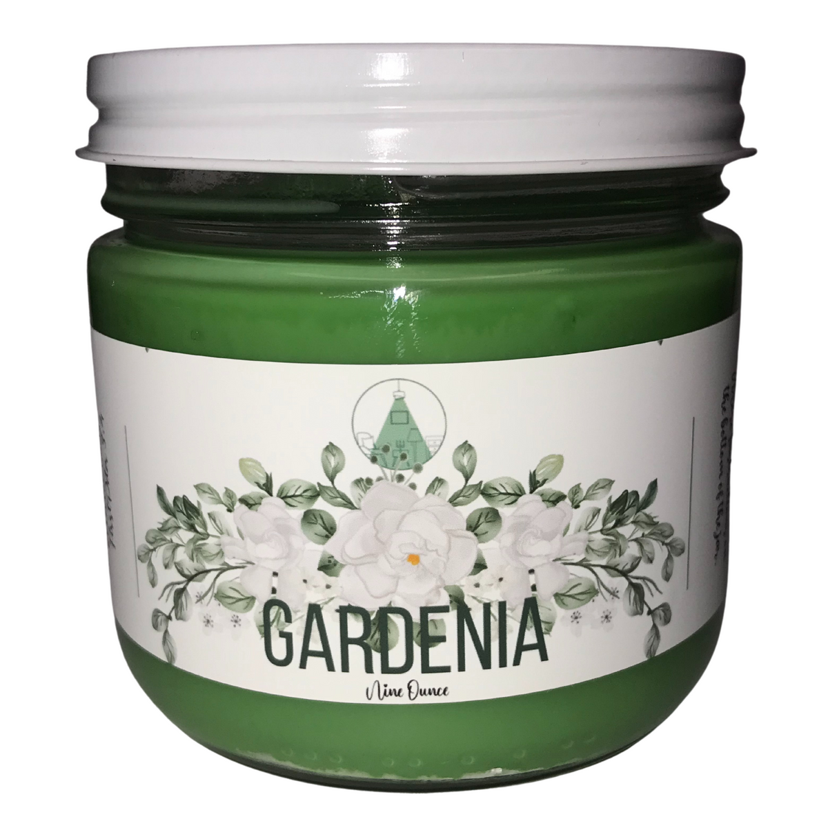 Gardenia Scented Cotton Wick Candle by Cleansing Grace Home