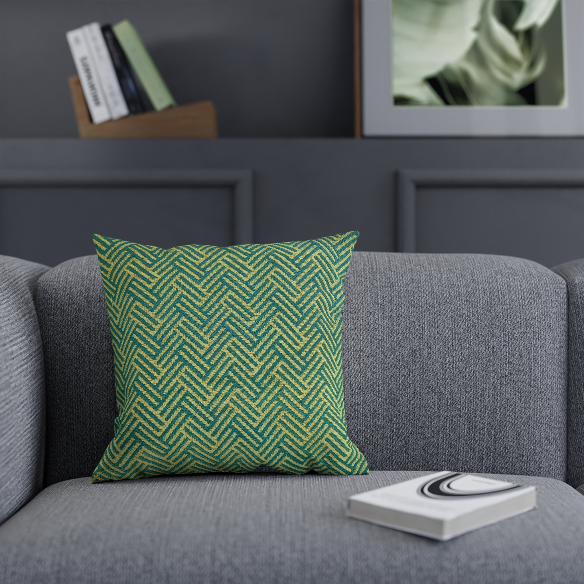 Herringbone Decorative Handmade Throw Pillow