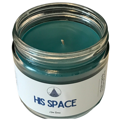 His Space Scented Cotton Wick Candle by Cleansing Grace Home