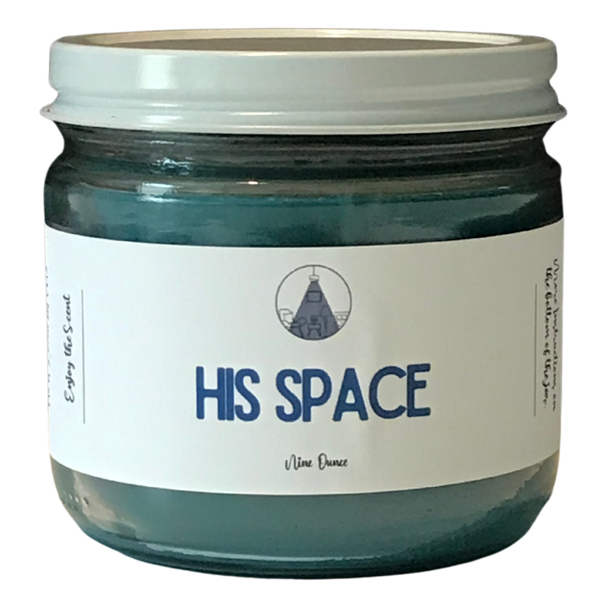 His Space Scented Cotton Wick Candle by Cleansing Grace Home