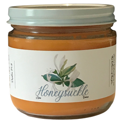 Honeysuckle Scented Cotton Wick Candle by Cleansing Grace Home