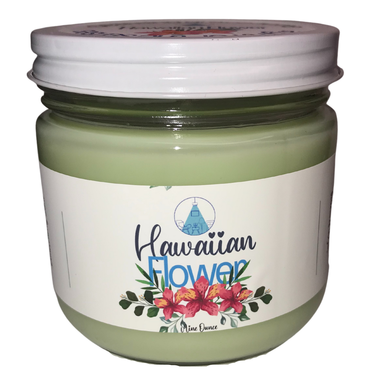 Hawaiian Flower Scented Cotton Wick Candle by Cleansing Grace Home