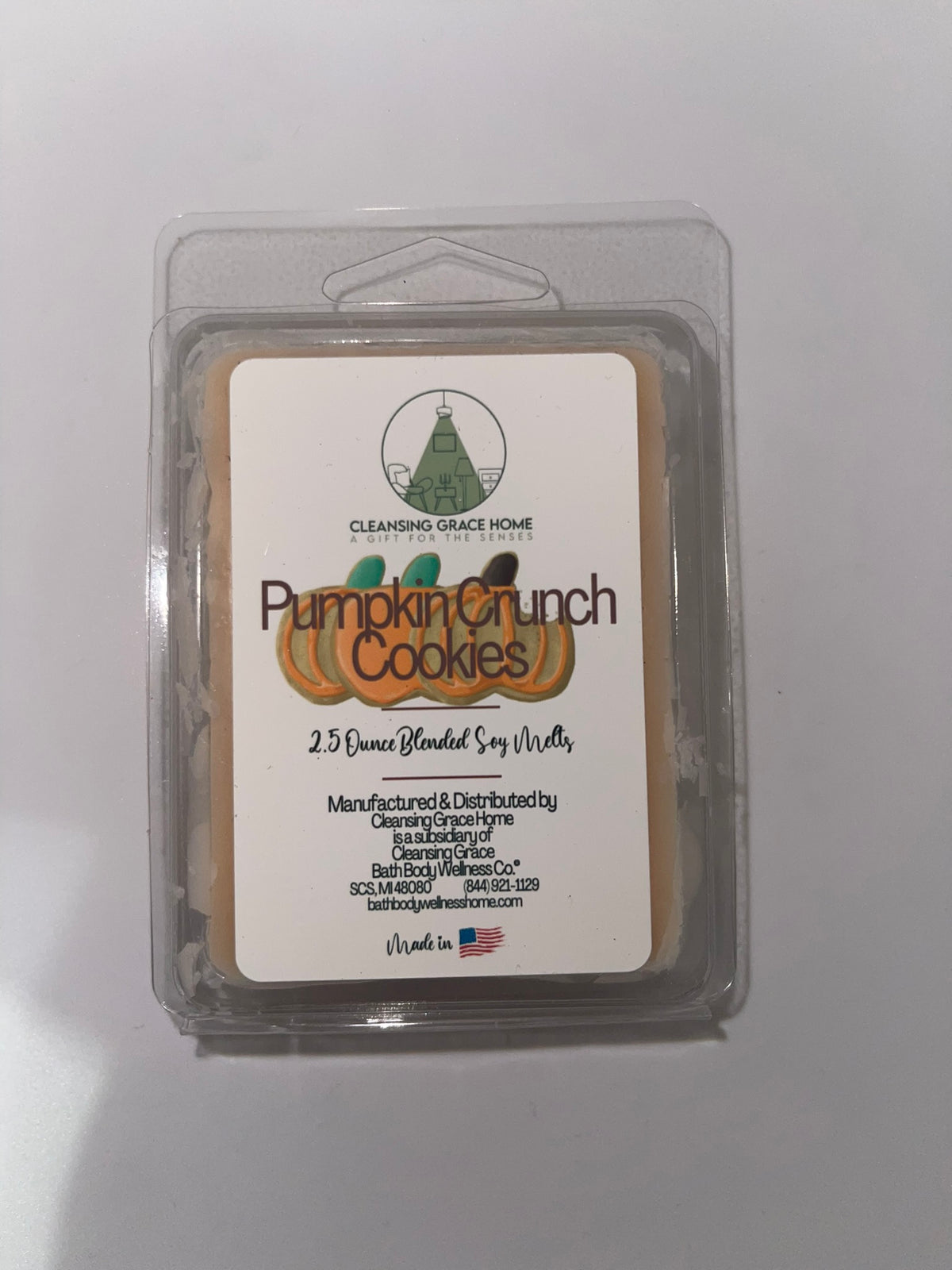 Pumpkin Cookie Scented Wax Melt Cubes | Reduced Price | Clearance