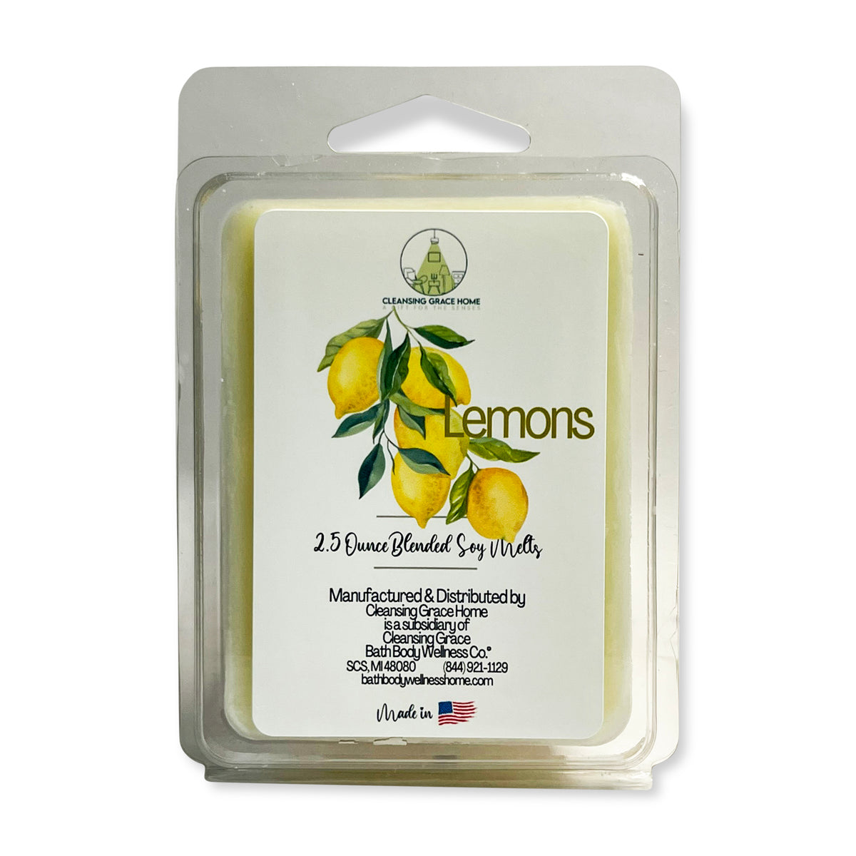 Lemon Scented Wax Melt Cubes | Reduced Price | Clearance