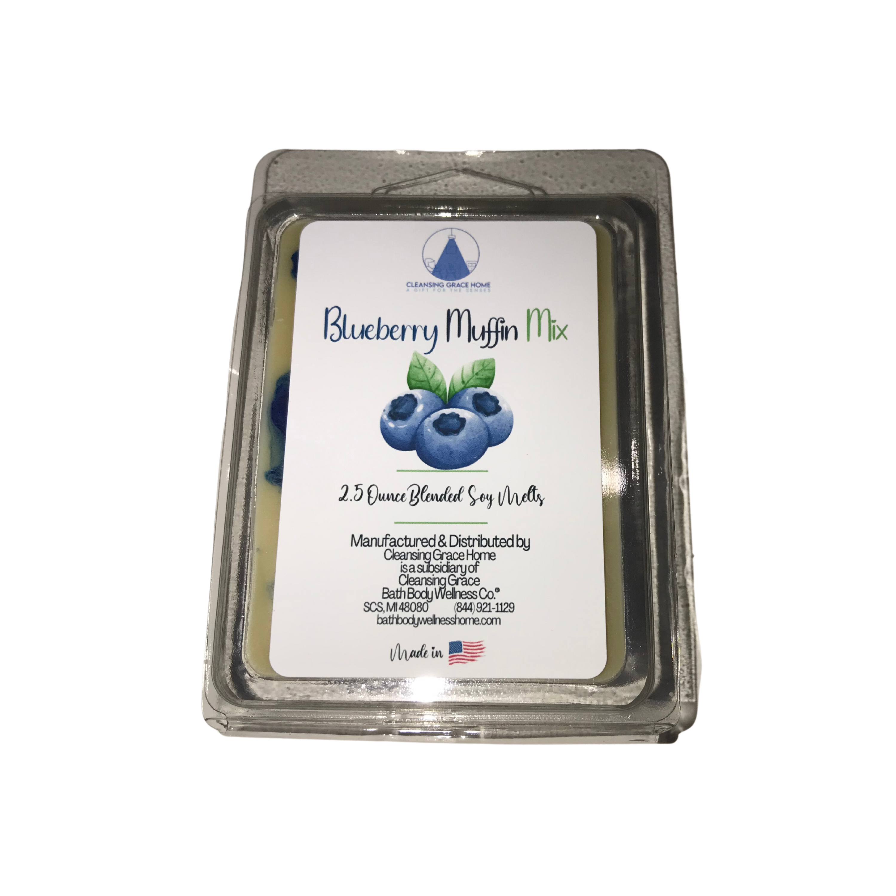 Blueberry Muffin Scented Wax Melt Cubes | Clearance