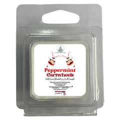 Peppermint Cartwheels Scented Half Ounce Wax Melt Sample for Warmers by Cleansing Grace