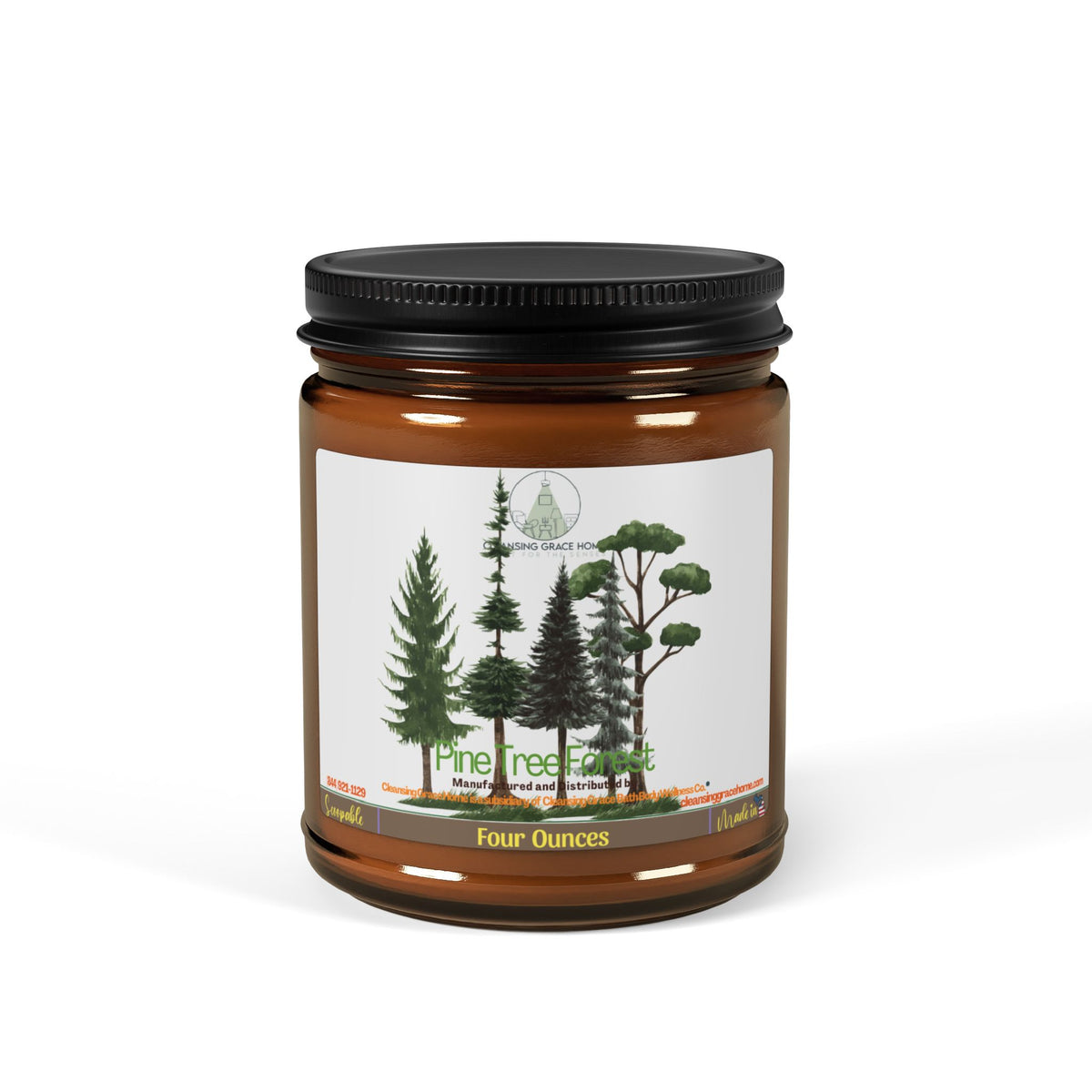 Pine Tree Scented 4 oz Spoonable Wax for Tealight or UL-Listed Warmer