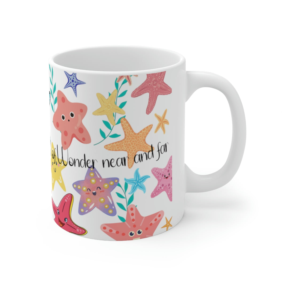 Star Fish | Sea Star | I am a Beautiful Shining Star Multi Purpose 15 Ounce Mug