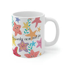 Star Fish | Sea Star | I am a Beautiful Shining Star Multi Purpose 15 Ounce Mug