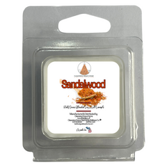 Sandalwood Scented Half Ounce Wax Melt Sample for Warmers by Cleansing Grace