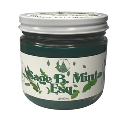 Basil Sage Mint Scented Cotton Wick Candle by Cleansing Grace Home