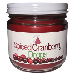 Spiced Cranberry Drops Scented Wick Candle