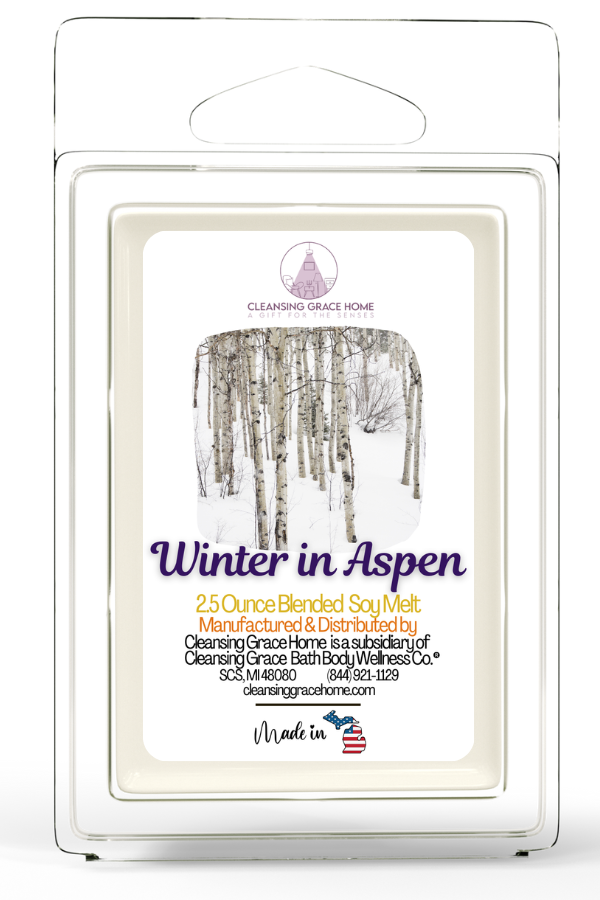 Winter in Aspen Scented 2.5 Oz Wax Melt for Tealight or UL-Listed Warmer