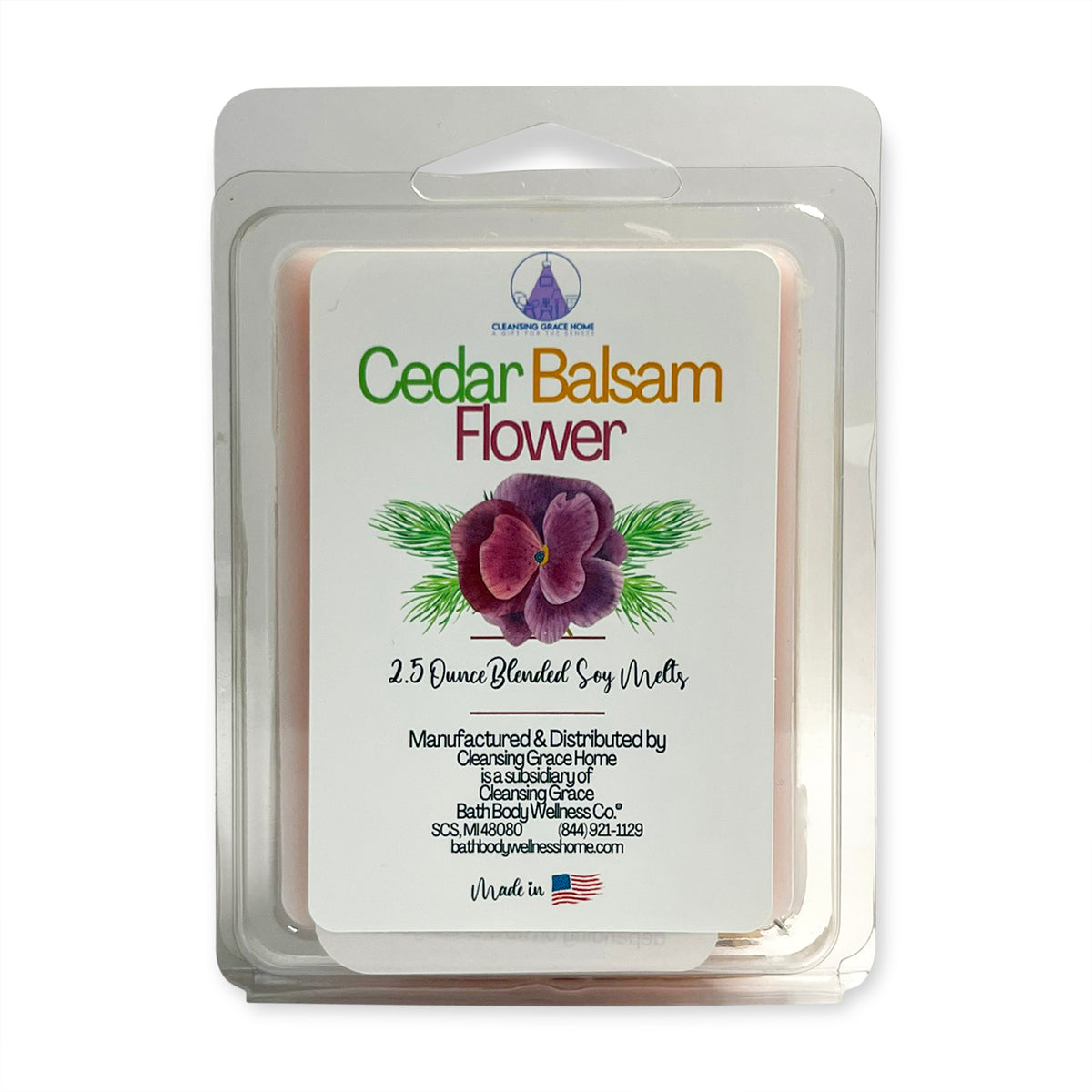 Cedar Balsam Scented Wax Melt Cubes | Reduced Price | Clearance